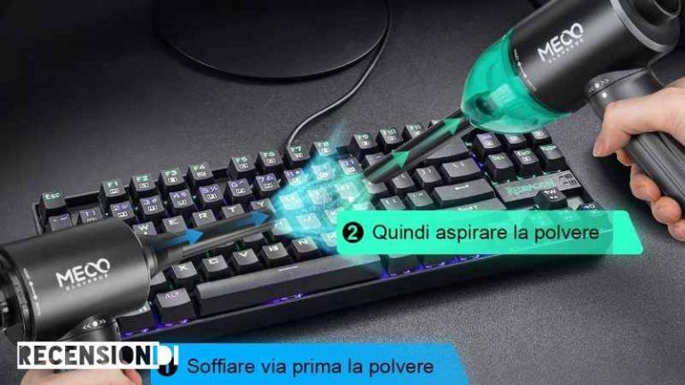 Scopri di più sull'articolo MECO 4 en 1 Elettrico Rimuovi Polvere Senza Fili & Aspirapolvere Recensione