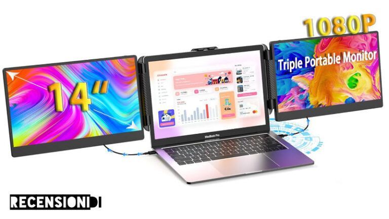 Scopri di più sull'articolo Kwumsy S2 Monitor Portatile Triplo per Laptop 14 Pollici Recensione